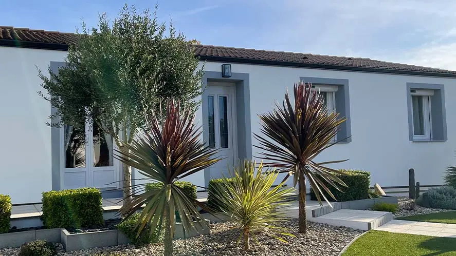 Réalisation d'une isolation extérieure sur une maison de plain pied en Vendée